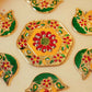 Festive Yellow Acrylic Rangoli Set