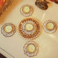 Festive Lilac Decorative Diya Set of 5