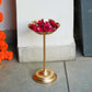 Mini Scallop Floral Diya Urli with Stand