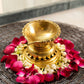 Traditional Brass Diya for Pooja