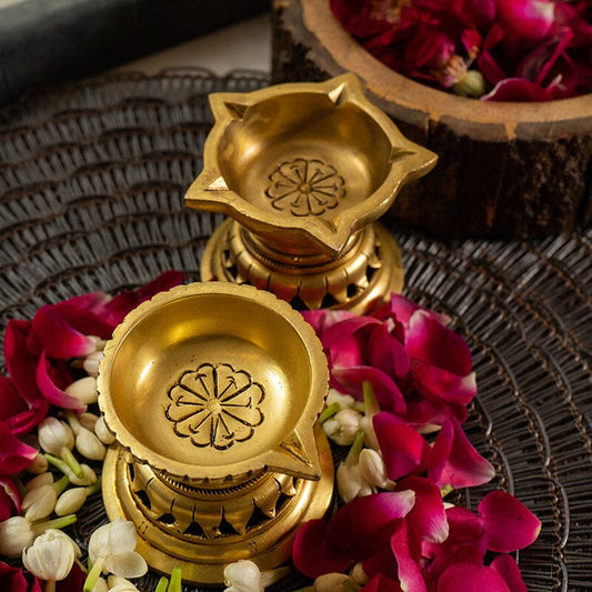 Mandala Art Traditional Diya