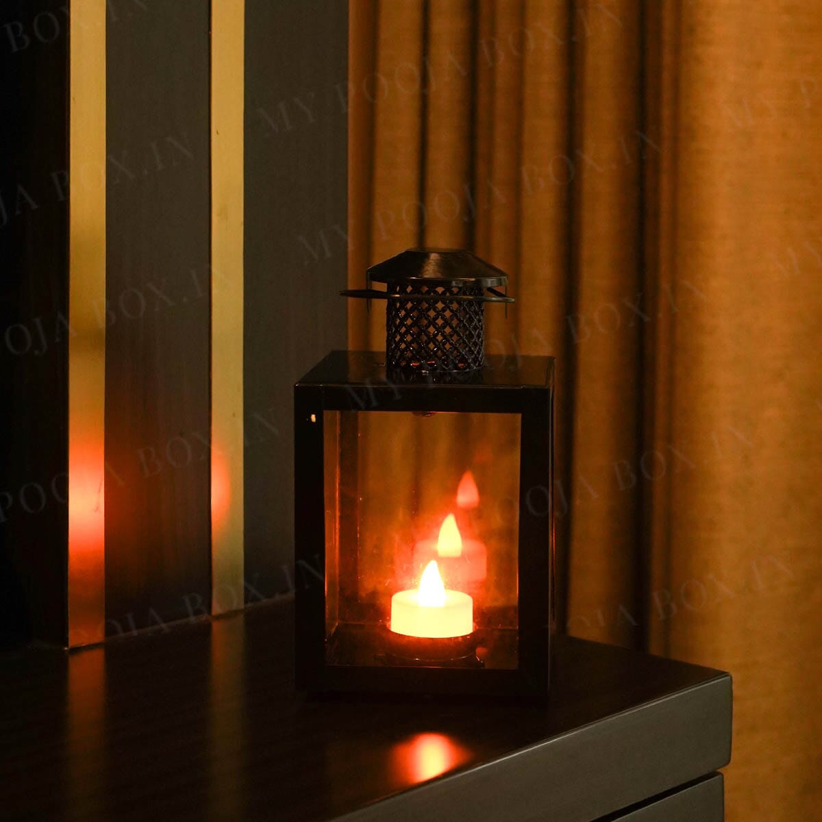 Elegant Glass Home Decor Lantern