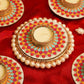 Festive Colorful Decorative Diya Set of 5