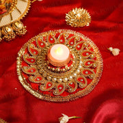 Decorative Red Charming T-light Holder