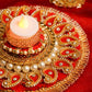 Decorative Red Charming T-light Holder
