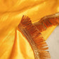Royal Yellow Lachka Lace Thali Cover