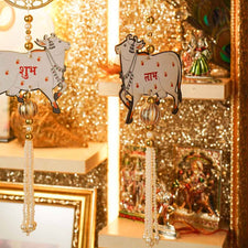 Handcrafted Shubh Labh Nandi Door Hanging