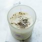 Clear Quartz Vanilla Natural Healing Crystal Candle