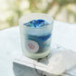 Throat Chakra Natural Healing Crystal Candle