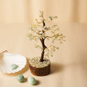 Green Aventurine Healing Crystal Feng Shui Tree for Love 100 Beads