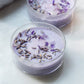 Amethyst Lavender Crystal Aromatherapy Palm Candles (Set of 2)