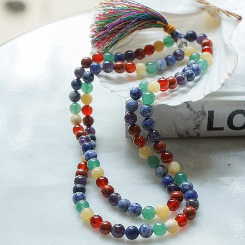 7 Chakra Crystal Healing Mala