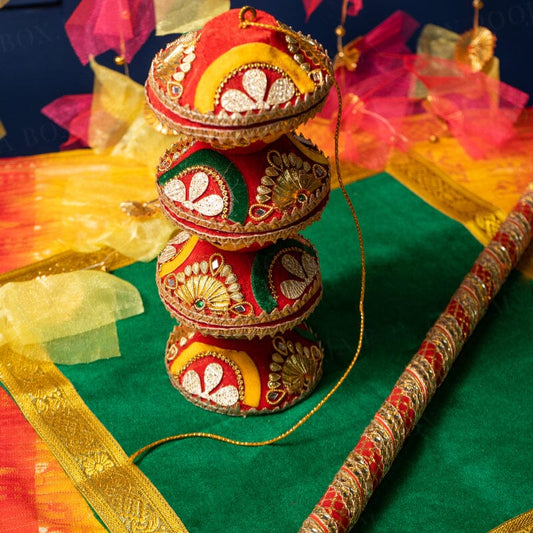 Decorative Mandha with Gota Pati Dandha
