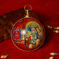 Sidh Shri Panchmukhi Hanuman Yantra Glass Brass Hanging