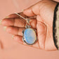 Natural Opal Pendant Necklace