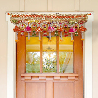 Rajasthani Gota Patti Door Hanging Toran/ Bandhanwar