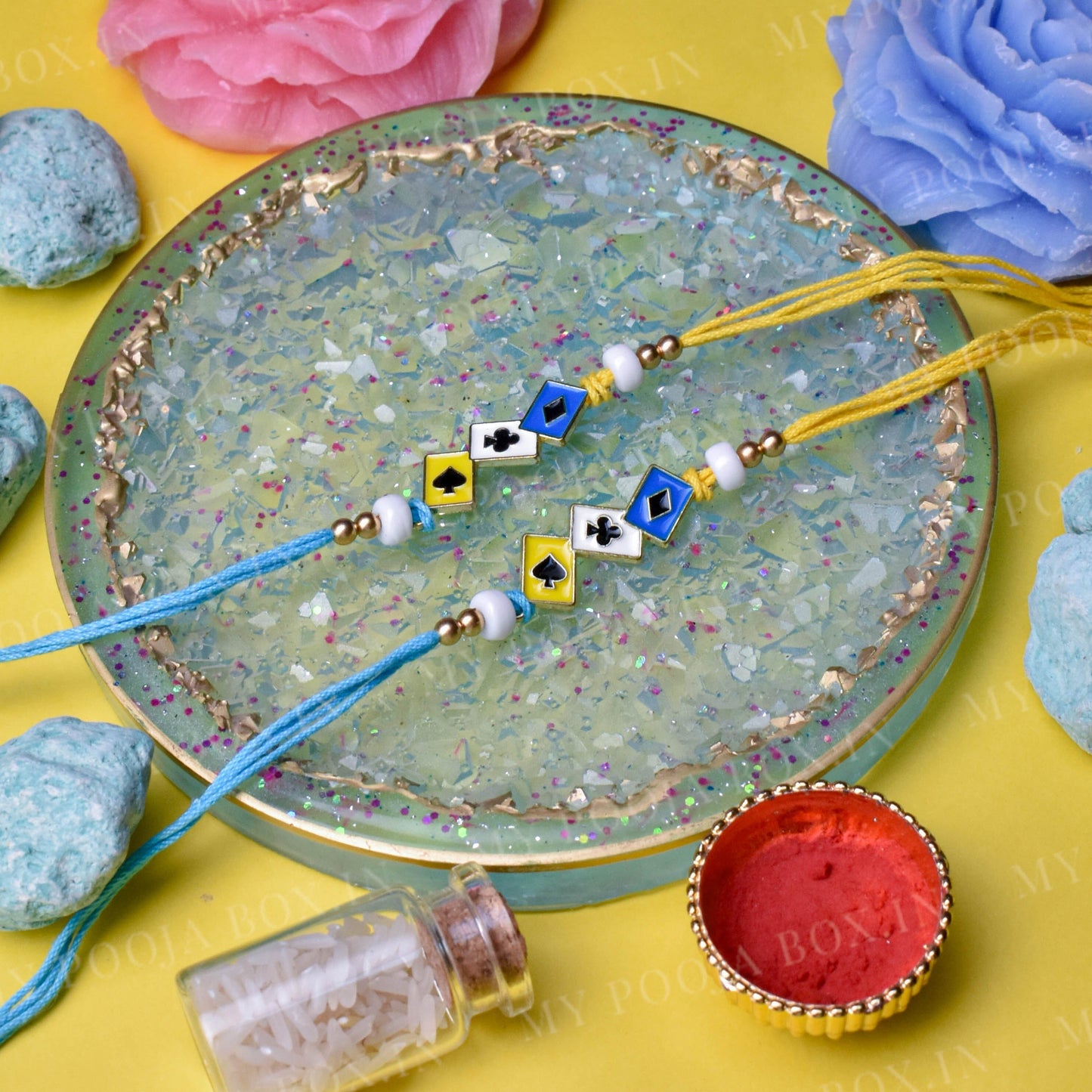 Diamond Club Spade Quirky Bhaiya Rakhi