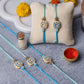 Pastel Blue Beaded Rakhi
