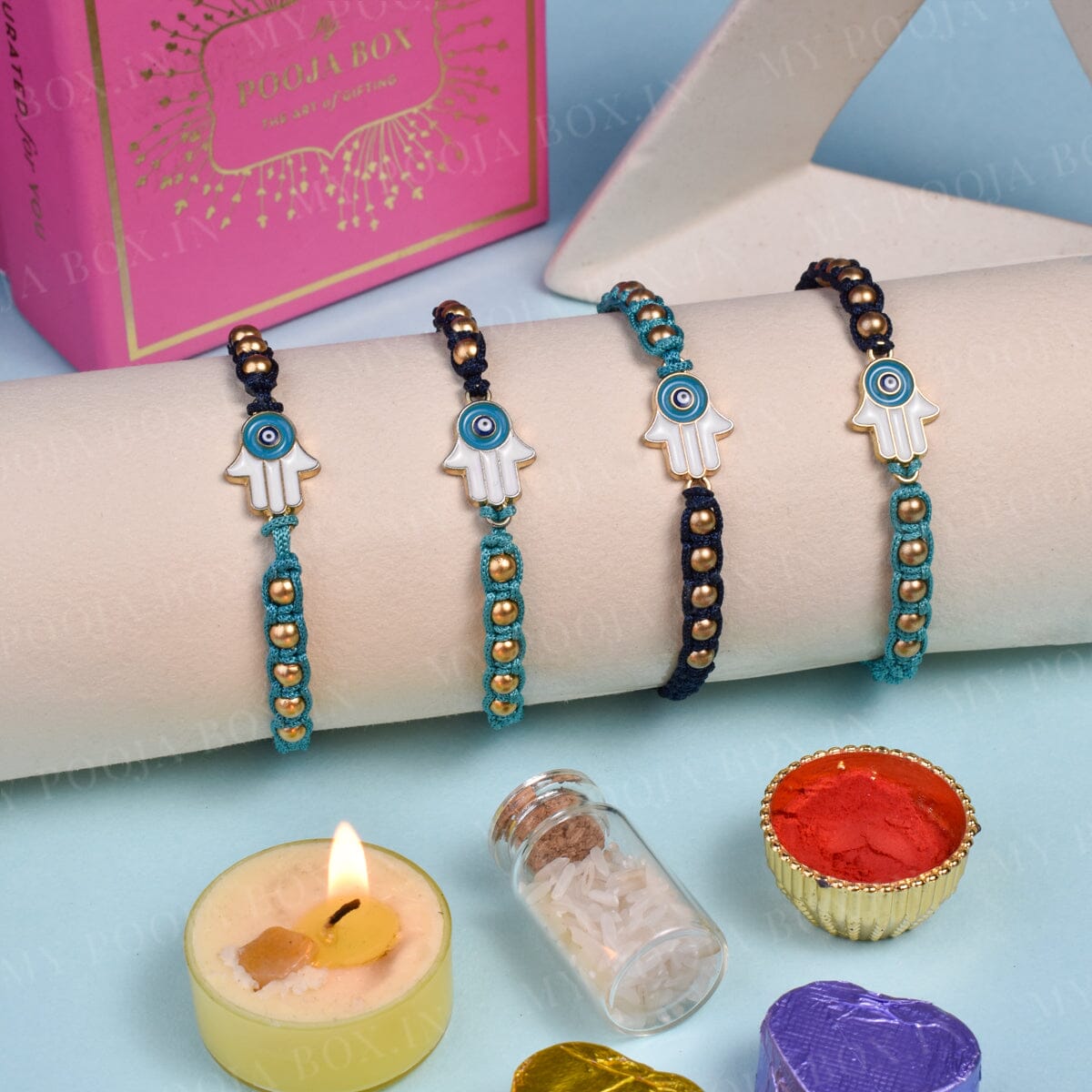Mehrunnisa Hamsa Evil Eye Rakhi