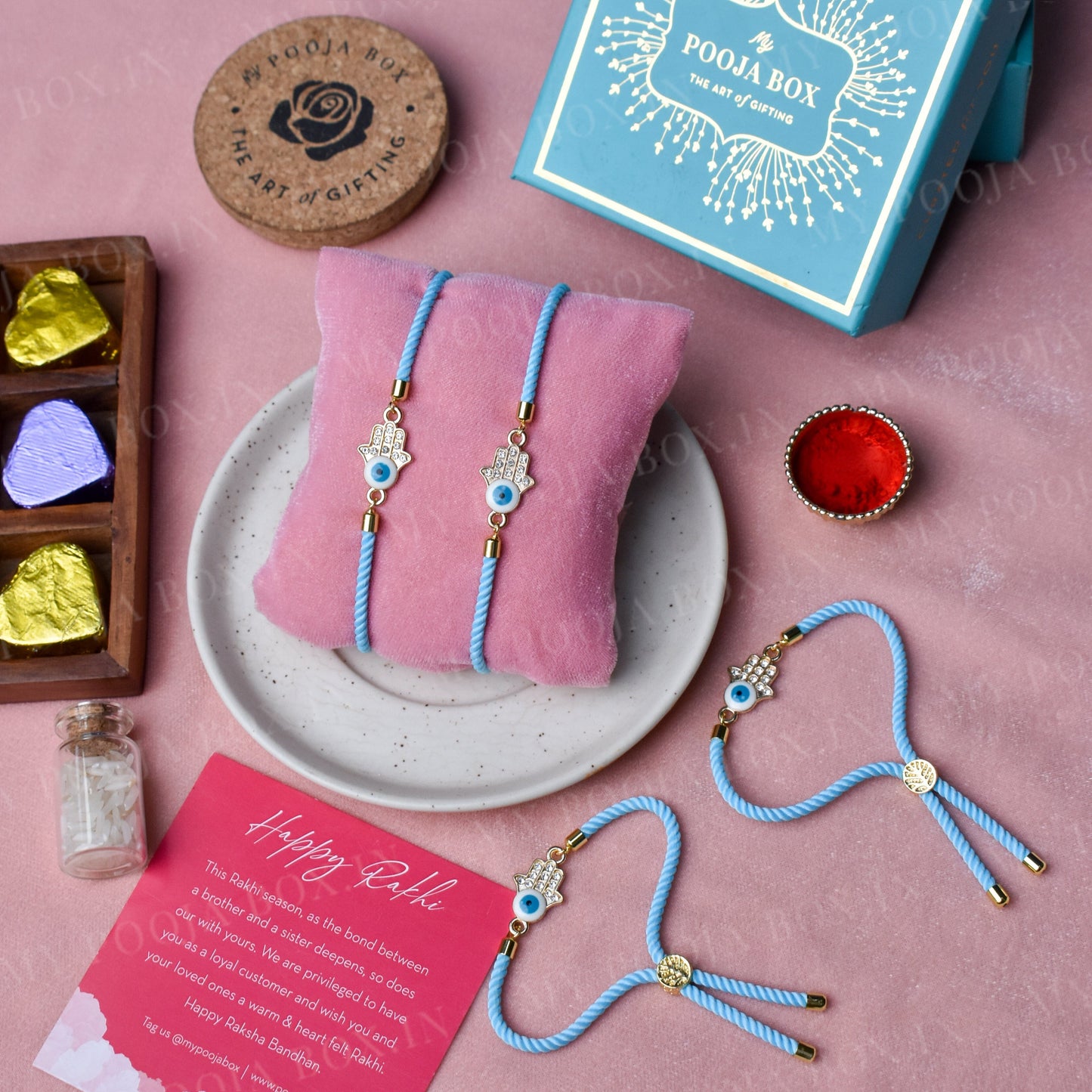 Noorjehan Hamsa Evil Eye Rakhi