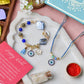 Evil Eye Blossom Charm Bhaiya Bhabhi Rakhi
