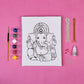 DIY Ganesha Canvas Paint & Decorative Kit