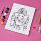DIY Ganesha Canvas Paint & Decorative Kit