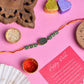 Green Jade Harmony Crystal Agate Bhaiya Rakhi