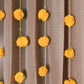 Yellow Floral PomPom Backdrop Door Hanging Set Of 5