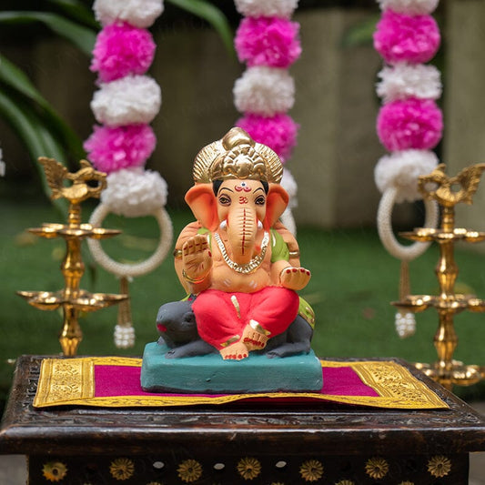 6INCH Eco-Friendly Siddhi Vinayak Ganpati | Plant-A-Ganesha