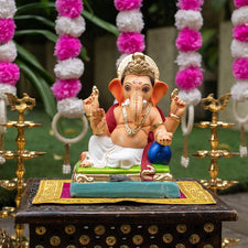 8INCH Eco-Friendly Manomay Ganpati | Plant-A-Ganesha