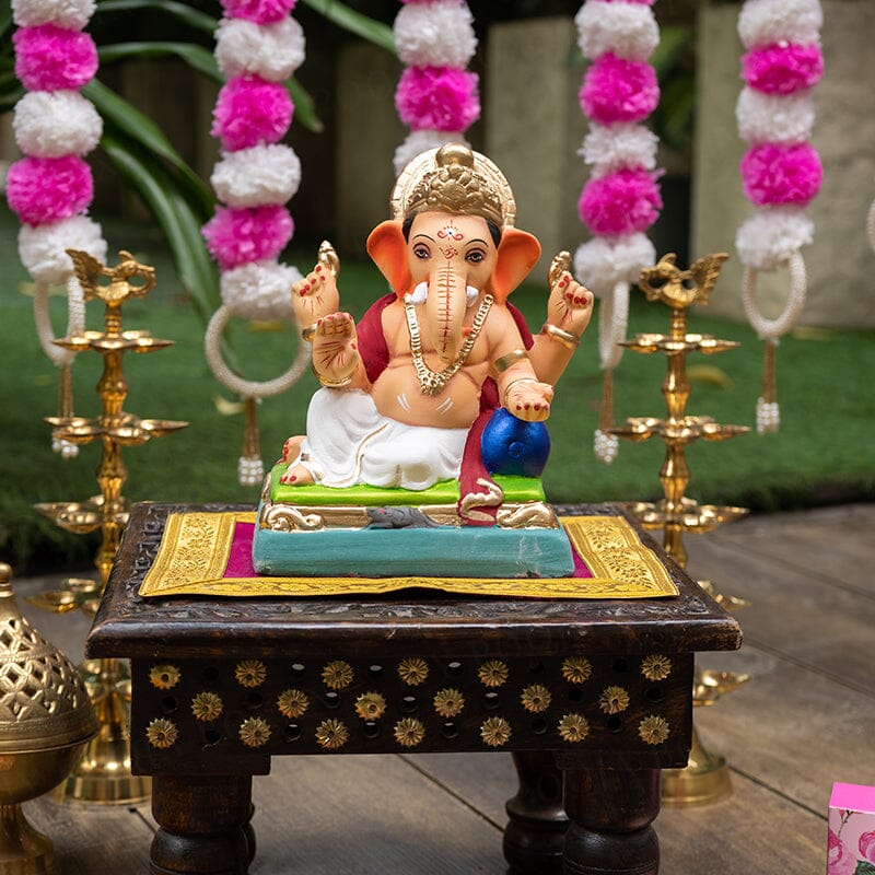 8INCH Eco-Friendly Manomay Ganpati | Plant-A-Ganesha