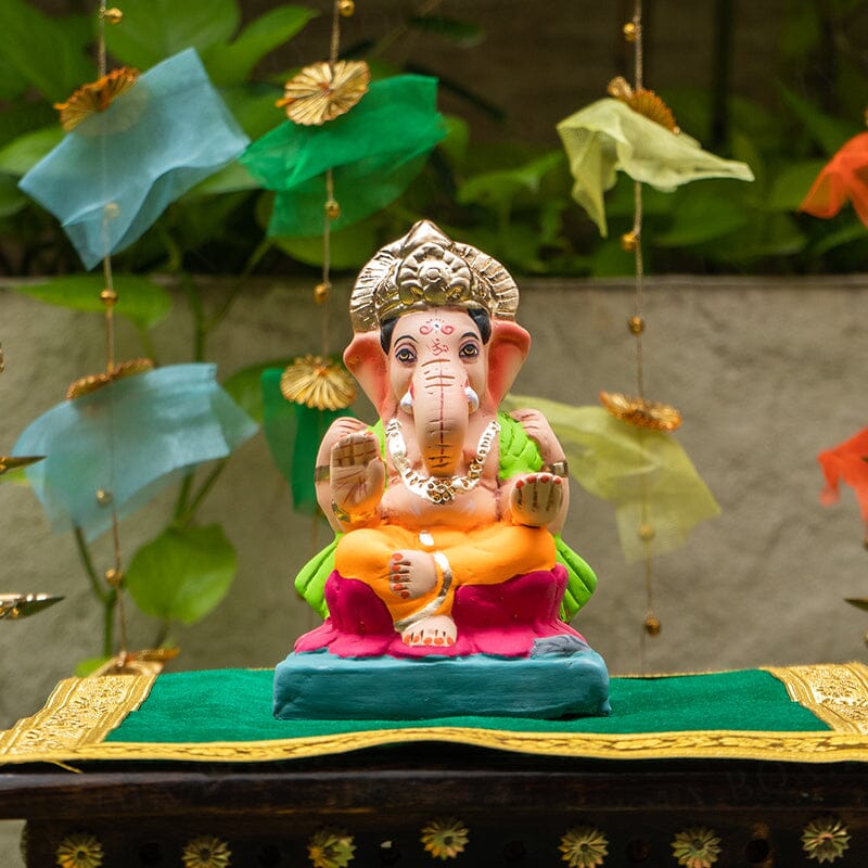 6INCH Eco-Friendly Kamal Ganesha | Plant-A-Ganesha