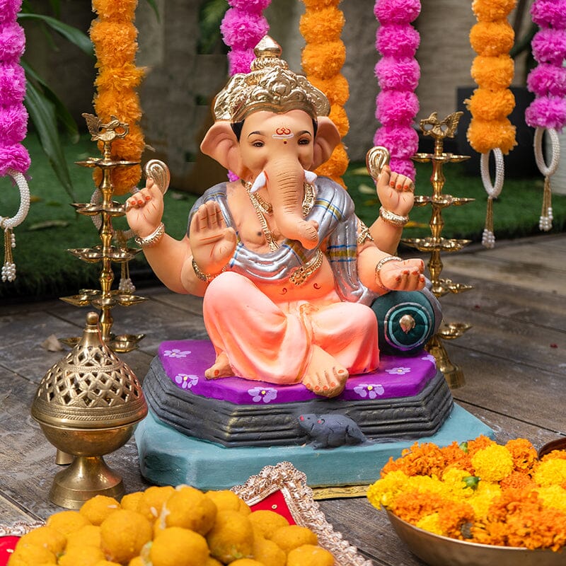 1.5FEET Eco-Friendly Brahman Ganpati | Plant-A-Ganesha