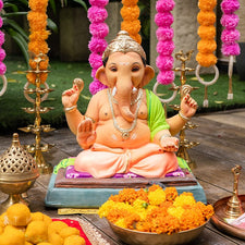 1.5FEET Eco-Friendly Brahman Ganpati | Plant-A-Ganesha