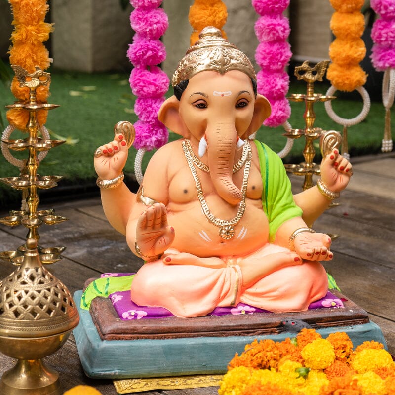 1.5FEET Eco-Friendly Brahman Ganpati | Plant-A-Ganesha