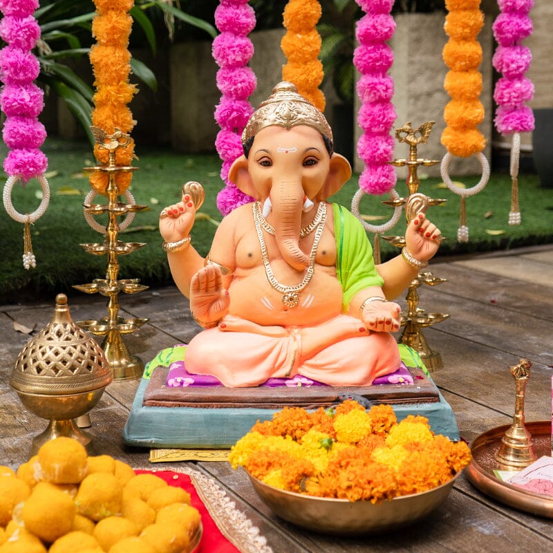 1.5FEET Eco-Friendly Brahman Ganpati | Plant-A-Ganesha