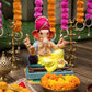 1.2FEET Eco-Friendly Siddhipriya Feta Ganpati | Plant-A-Ganesha