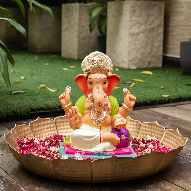 1.2FEET Eco-Friendly Vishwaraja Ganpati | Plant-A-Ganesha