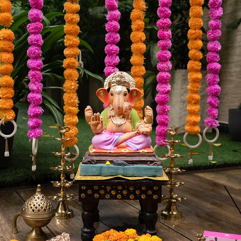 1.2FEET Eco-Friendly Dagdusheth Ganapati | Plant-A-Ganesha
