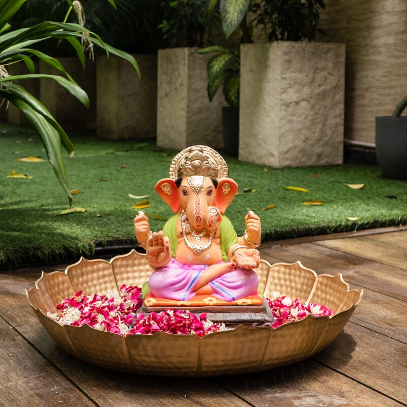 1.2FEET Eco-Friendly Dagdusheth Ganapati | Plant-A-Ganesha