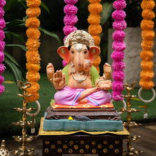 1.2FEET Eco-Friendly Dagdusheth Ganapati | Plant-A-Ganesha