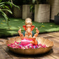 1.2FEET Eco-Friendly Maheshwaram Feta Ganpati | Plant-A-Ganesha