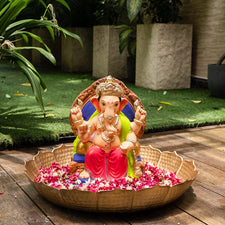 1.2FEET Eco-Friendly Lalbaugcha Raja Ganpati | Plant-A-Ganesha