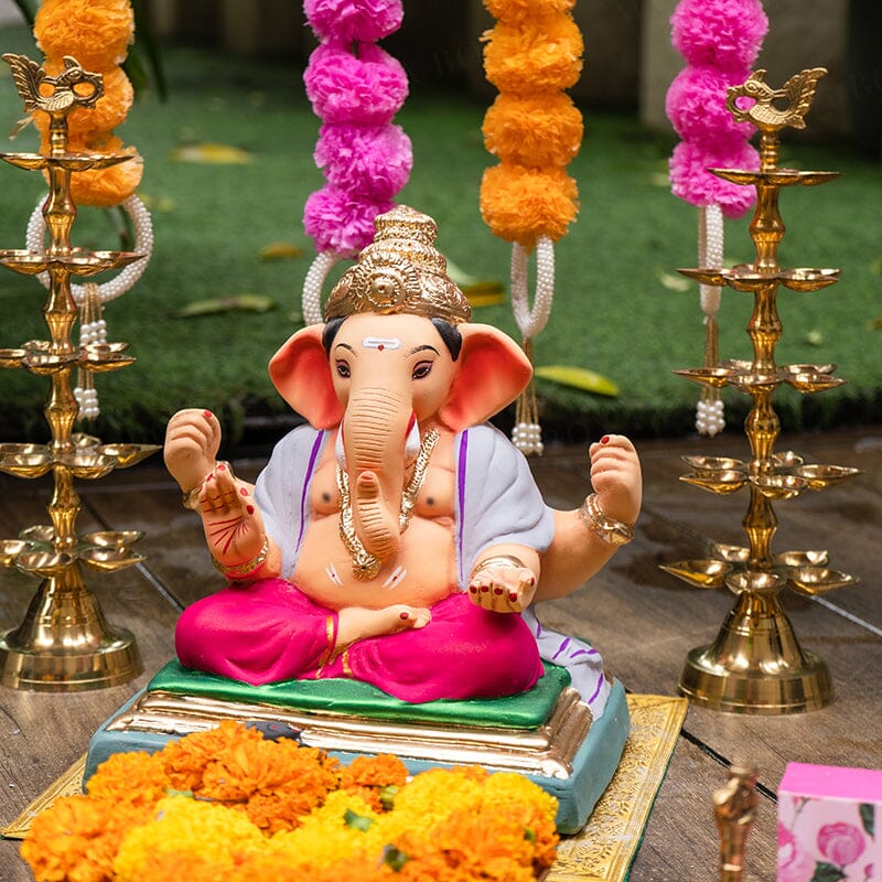 1FEET Eco-Friendly Dagdusheth Ganapati | Plant-A-Ganesha