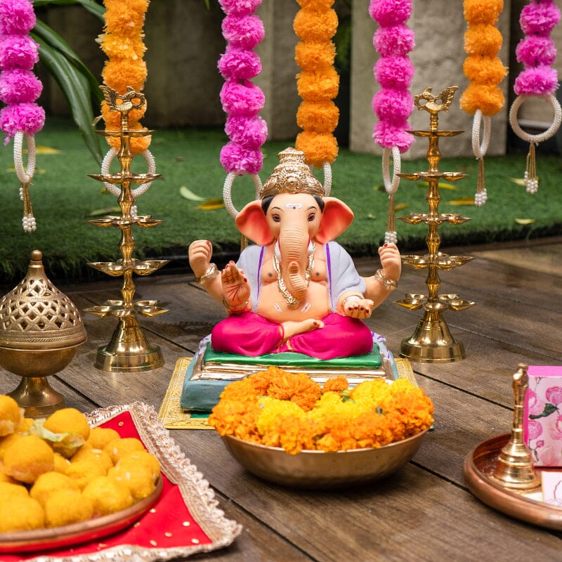 1FEET Eco-Friendly Dagdusheth Ganapati | Plant-A-Ganesha