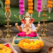 1FEET Eco-Friendly Dagdusheth Ganapati | Plant-A-Ganesha