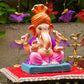 10INCH Eco-Friendly Haridra Feta Ganpati | Plant-A-Ganesha