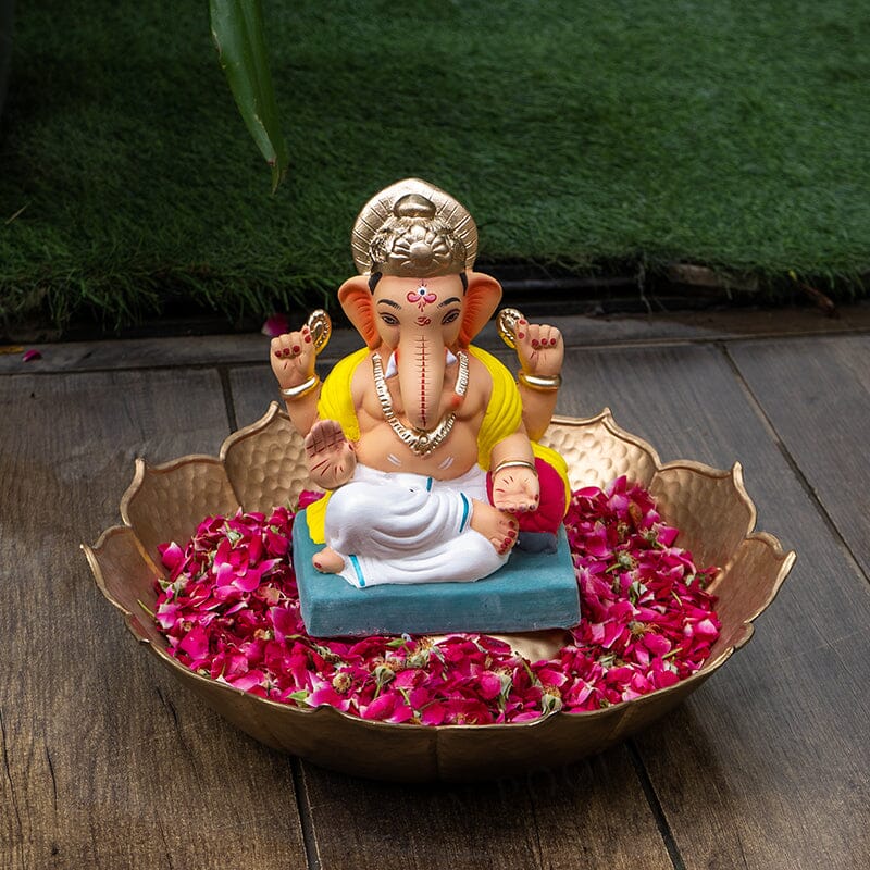 10INCH Eco-Friendly Pramoda Ganpati | Plant-A-Ganesha