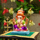 8INCH Eco-Friendly Gajanana Pagdi Ganpati | Plant-A-Ganesha